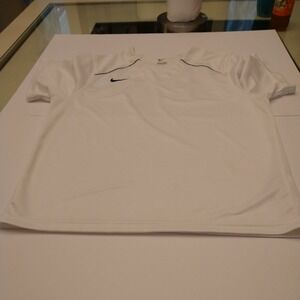 Nike US Legend Short Sleeve Jersey Women's Medium White Black Shirt AJ1015